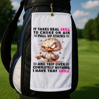 Clumsy Skills Golf Towel