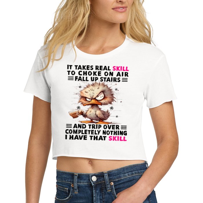 Clumsy Skills Crop Top