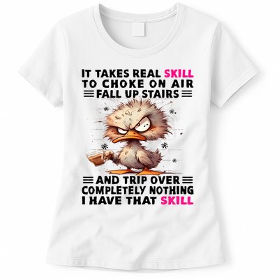 Clumsy Skills Womens T-Shirt