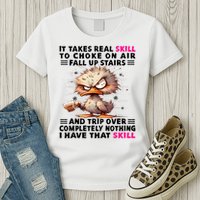 Clumsy Skills Womens T-Shirt