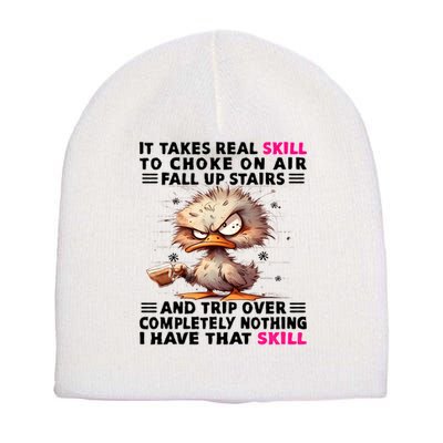Clumsy Skills Short Acrylic Beanie