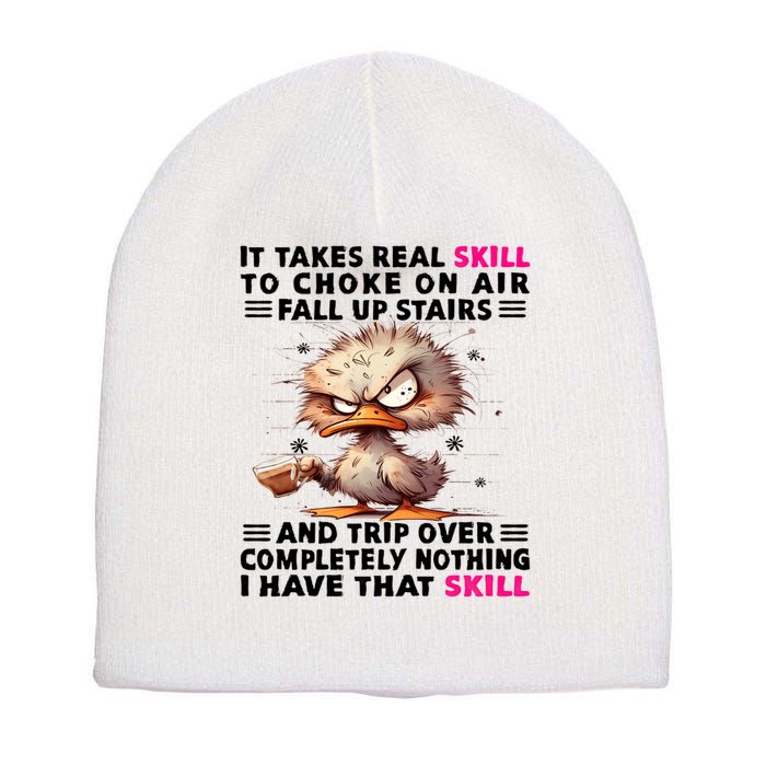 Clumsy Skills Short Acrylic Beanie