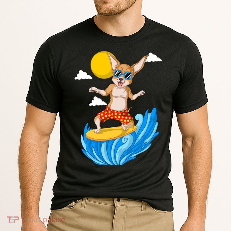 Chihuahua Surfing Performance Shirt