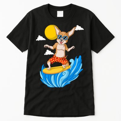 Chihuahua Surfing Tall T-Shirt