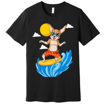 Chihuahua Surfing Premium T-Shirt