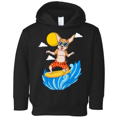 Chihuahua Surfing Toddler Hoodie