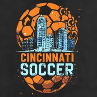 Cincinnati Soccer City Skyline Cool Cincy 513 Adult Drive Performance Visor