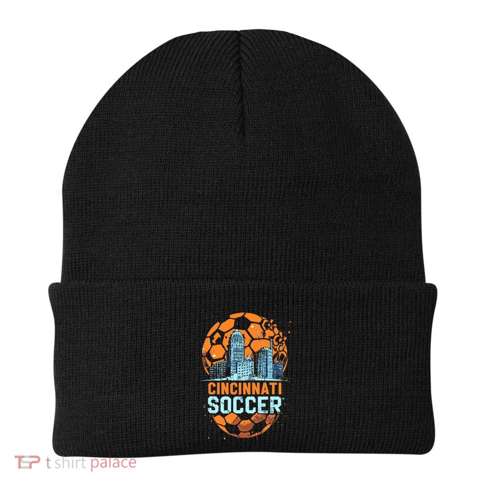 Cincinnati Soccer City Skyline Cool Cincy 513 Beanie