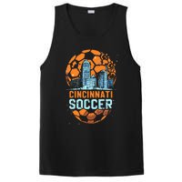 Cincinnati Soccer City Skyline Cool Cincy 513 PosiCharge Competitor Tank