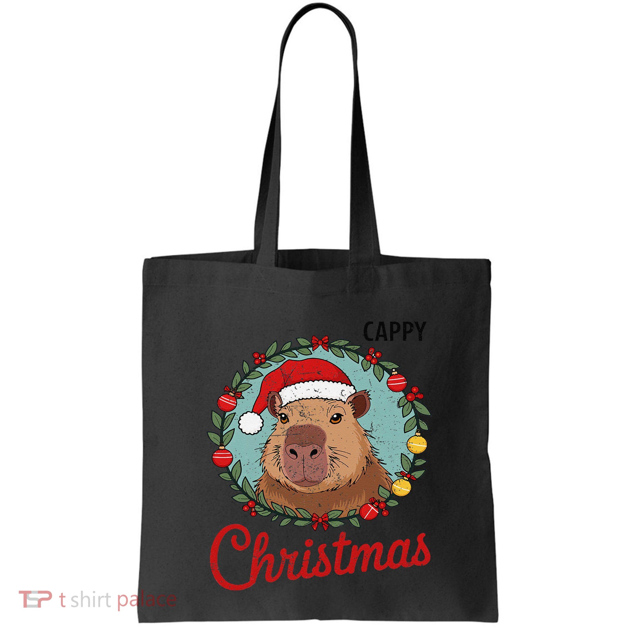 Capybara Santa Clause Christmas Bag