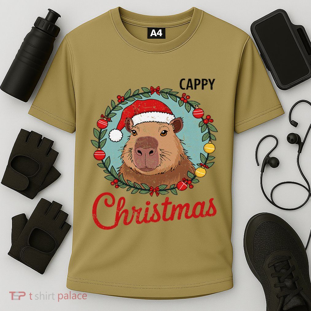Capybara Santa Clause Christmas Performance Shirt