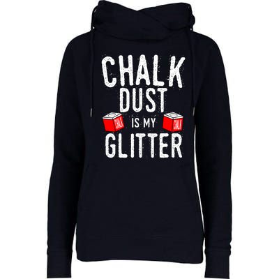 Cute Sport Chalk Dust Is My Billiard Player Snooker Gift Womens Funnel Neck Pullover Hood