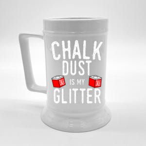 Cute Sport Chalk Dust Is My Billiard Player Snooker Gift Beer Stein