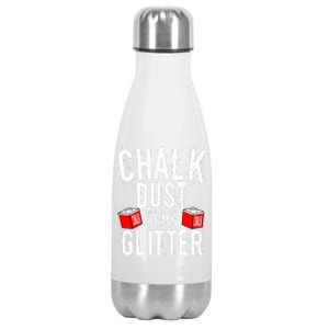 Cute Sport Chalk Dust Is My Billiard Player Snooker Gift Stainless Steel Insulated Water Bottle