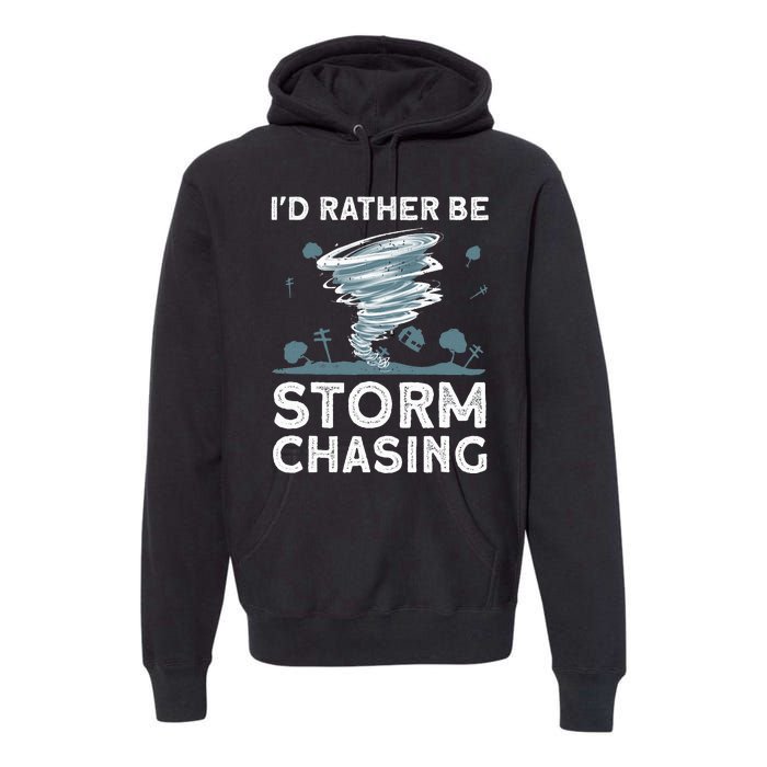 Cool Storm Chasing Hurricane Hunter Premium Hoodie