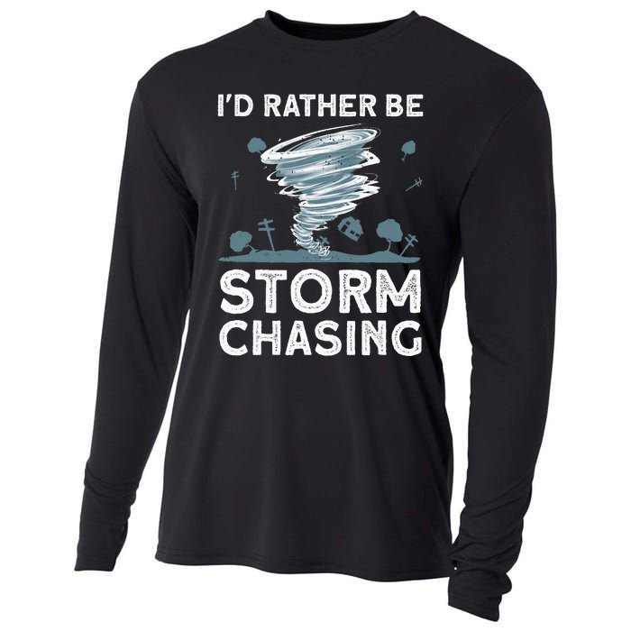 Cool Storm Chasing Hurricane Hunter Cooling Performance Long Sleeve Crew