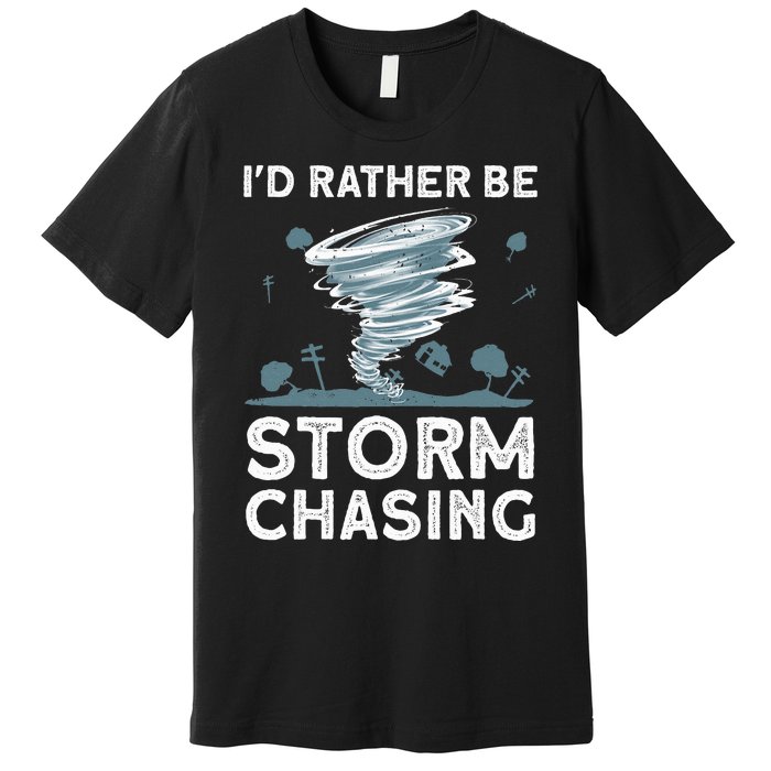 Cool Storm Chasing Hurricane Hunter Premium T-Shirt