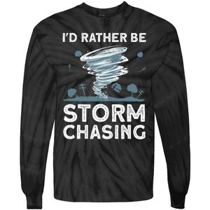 Cool Storm Chasing Hurricane Hunter Tie-Dye Long Sleeve Shirt