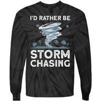 Cool Storm Chasing Hurricane Hunter Tie-Dye Long Sleeve Shirt