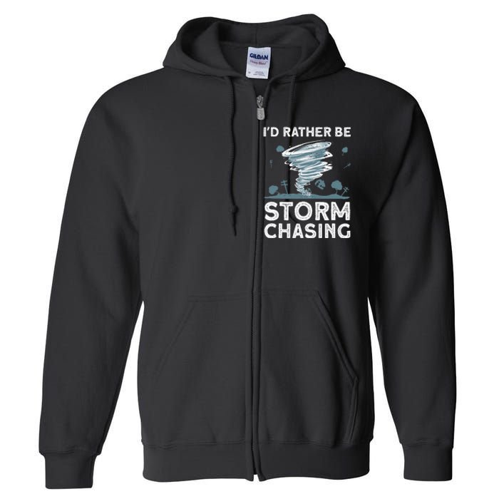 Cool Storm Chasing Hurricane Hunter Full Zip Hoodie