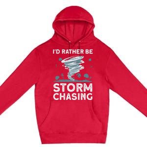 Cool Storm Chasing Hurricane Hunter Premium Pullover Hoodie