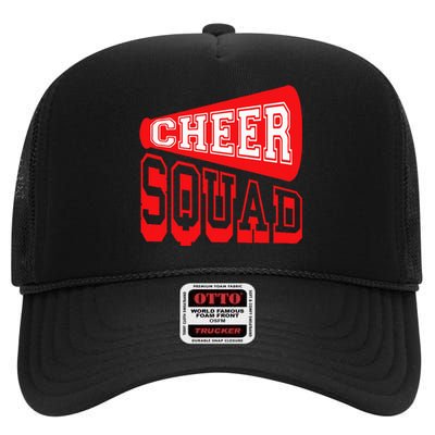 Cheer Squad Cheerleading Funny Cheerleader Gifts High Crown Mesh Back Trucker Hat