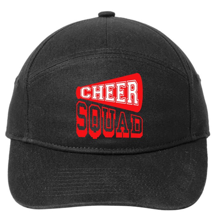 Cheer Squad Cheerleading Funny Cheerleader Gifts 7-Panel Snapback Hat