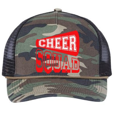 Cheer Squad Cheerleading Funny Cheerleader Gifts Retro Rope Trucker Hat Cap