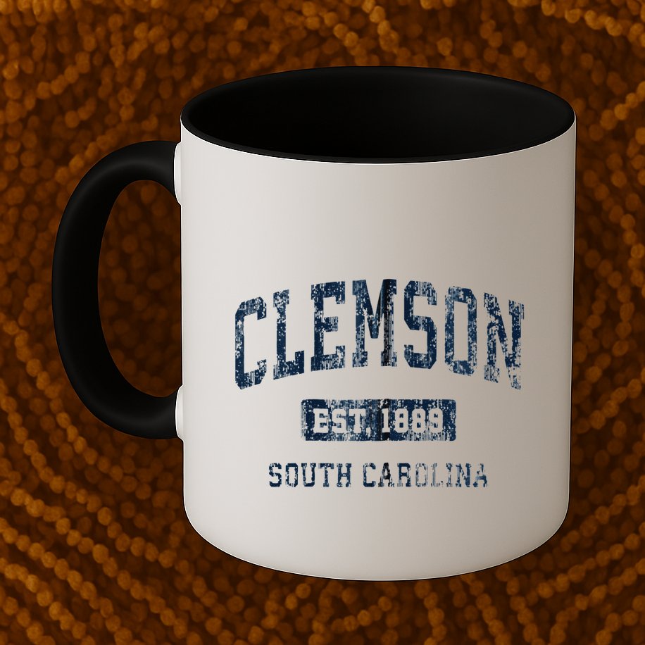 Clemson South Carolina Sc Vintage Athletic Sports Mug