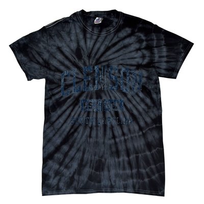 Clemson South Carolina Sc Vintage Athletic Sports Tie-Dye T-Shirt