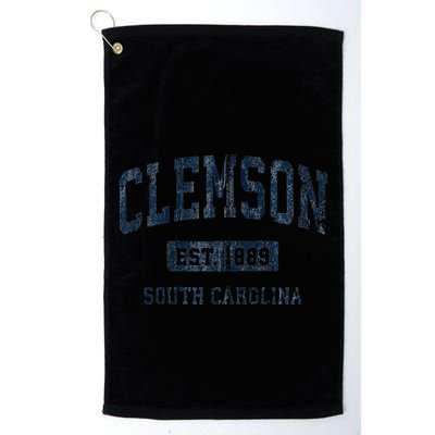 Clemson South Carolina Sc Vintage Athletic Sports Golf Towel