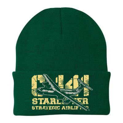 C141 Starlifter C141 Strategic Airlifter Military Aircraft Knit Cap Winter Beanie