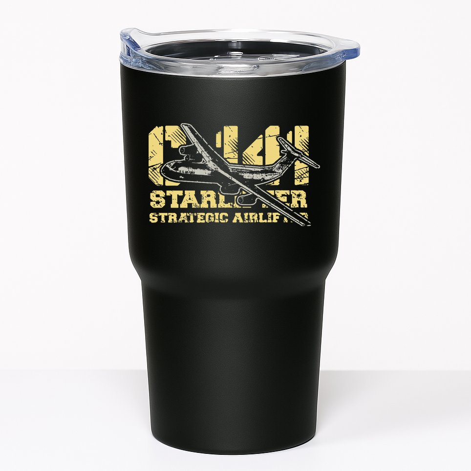 C141 Starlifter C141 Strategic Airlifter Military Aircraft Tumbler