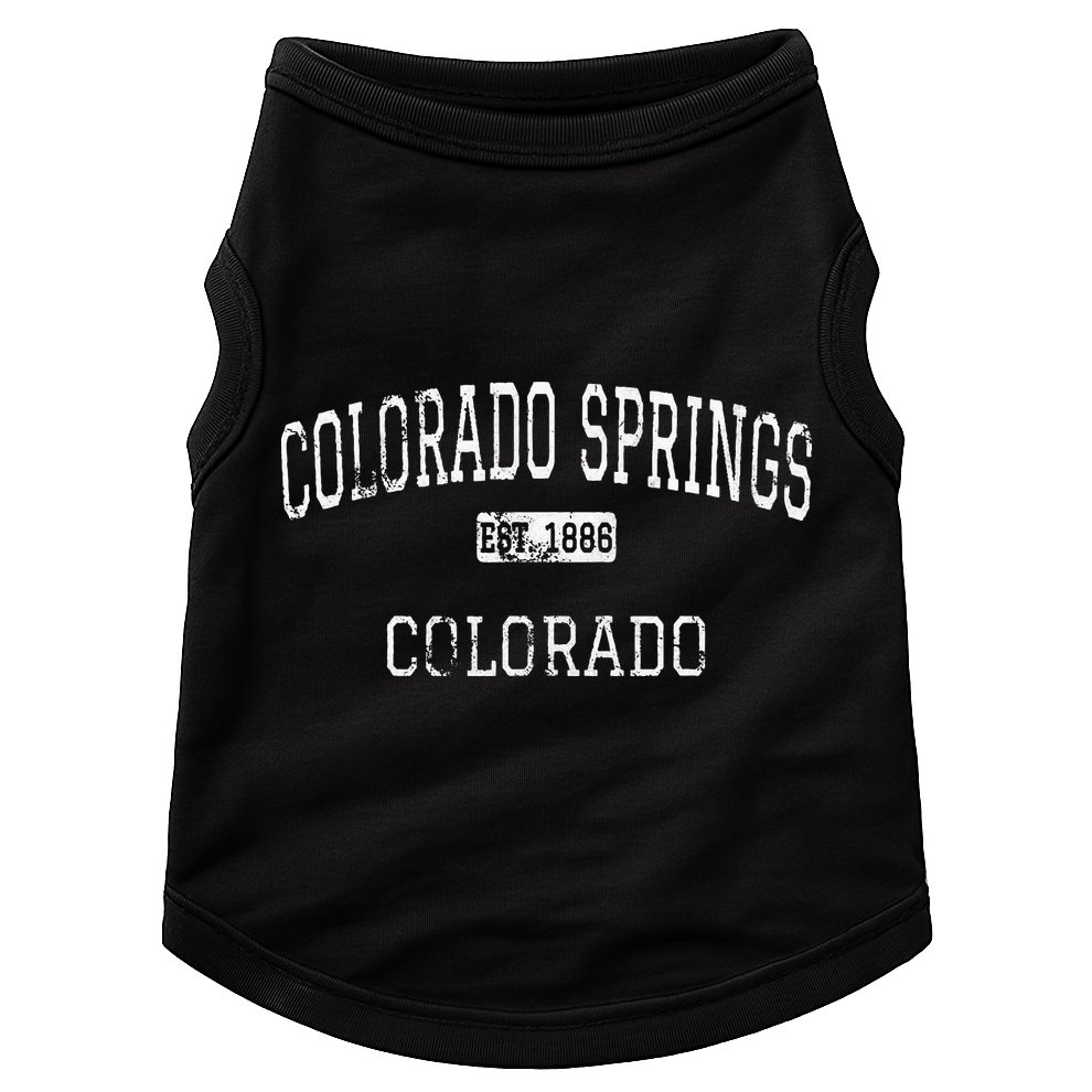 Colorado Springs Colorado CO Vintage Doggie Tank