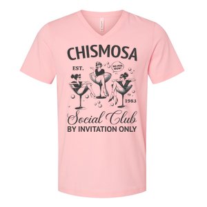 Chismosa Social Club Latina Mexicana Hispanic V-Neck T-Shirt