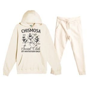 Chismosa Social Club Latina Mexicana Hispanic Premium Hooded Sweatsuit Set