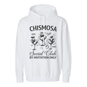 Chismosa Social Club Latina Mexicana Hispanic Garment-Dyed Fleece Hoodie