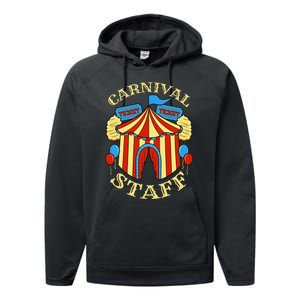 Carnival Staff Circus Event Security Ringmaster Lover Quote Performance Fleece Hoodie