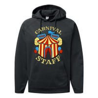 Carnival Staff Circus Event Security Ringmaster Lover Quote Performance Fleece Hoodie