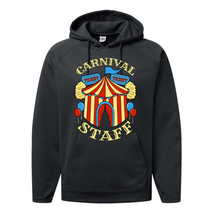 Carnival Staff Circus Event Security Ringmaster Lover Quote Performance Fleece Hoodie