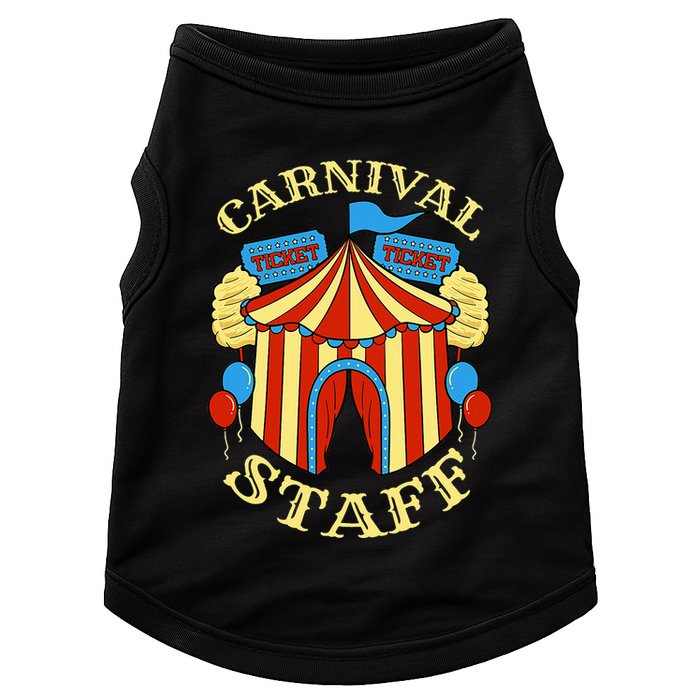 Carnival Staff Circus Event Security Ringmaster Lover Quote Doggie Tank