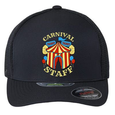 Carnival Staff Circus Event Security Ringmaster Lover Quote Flexfit Unipanel Trucker Cap
