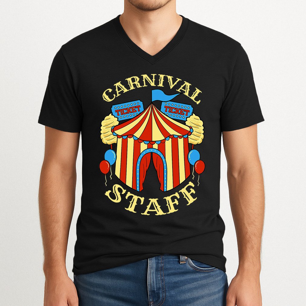 Carnival Staff Circus Event Security Ringmaster Lover Quote V-Neck T-Shirt