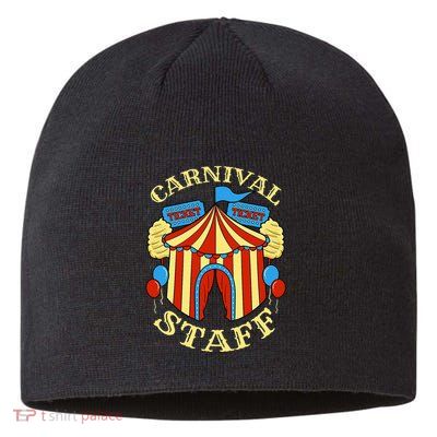 Carnival Staff Circus Event Security Ringmaster Lover Quote Sustainable Beanie