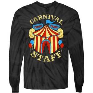 Carnival Staff Circus Event Security Ringmaster Lover Quote Tie-Dye Long Sleeve Shirt