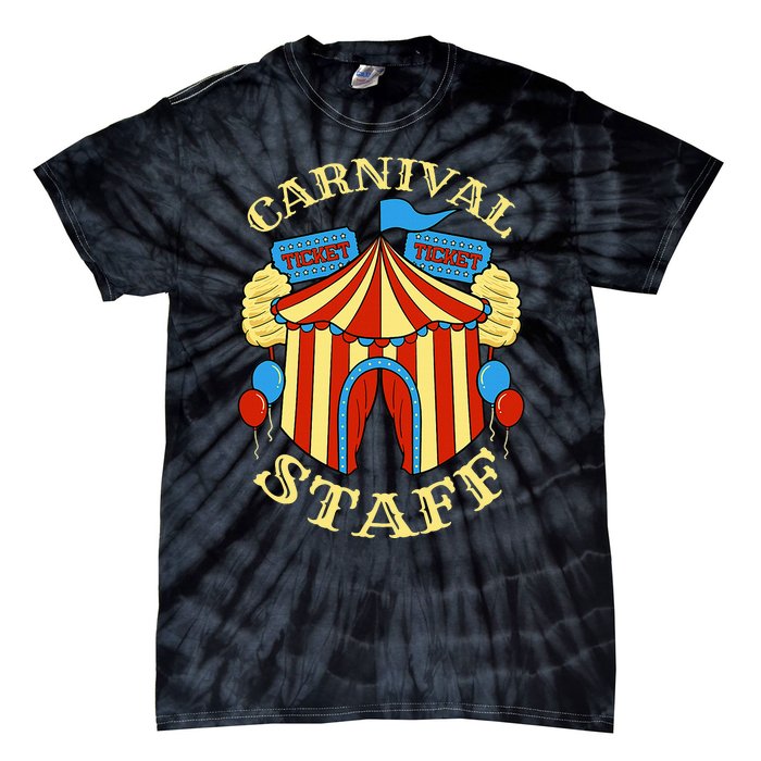 Carnival Staff Circus Event Security Ringmaster Lover Quote Tie-Dye T-Shirt