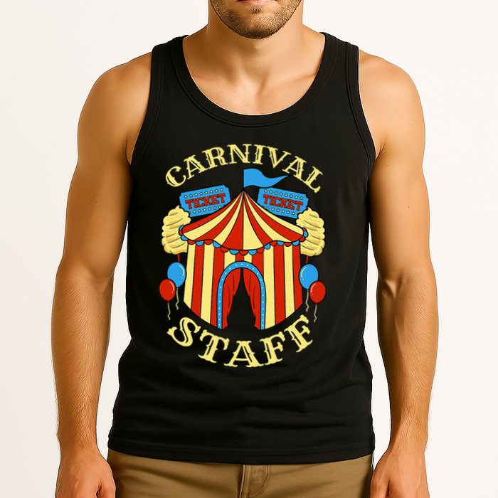 Carnival Staff Circus Event Security Ringmaster Lover Quote Tank Top