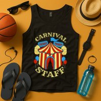 Carnival Staff Circus Event Security Ringmaster Lover Quote Tank Top