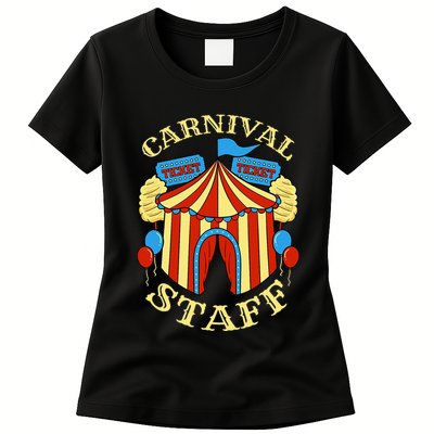Carnival Staff Circus Event Security Ringmaster Lover Quote Womens T-Shirt