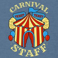 Carnival Staff Circus Event Security Ringmaster Lover Quote Garment-Dyed Sweatshirt